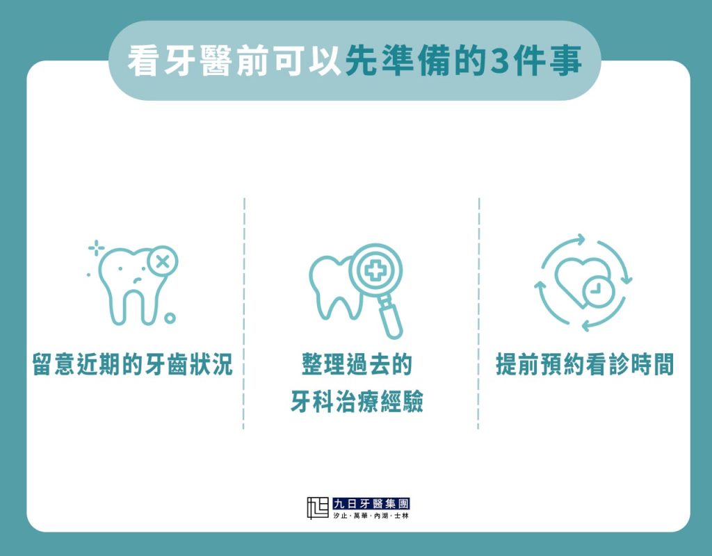 看牙醫前可以先準備的3件事